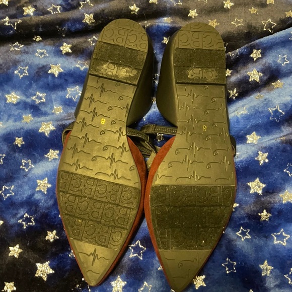 BC Footwear Woman’s Vegan D’Orsay Ribbon Pointed Slip on Flats - Picture 15 of 16